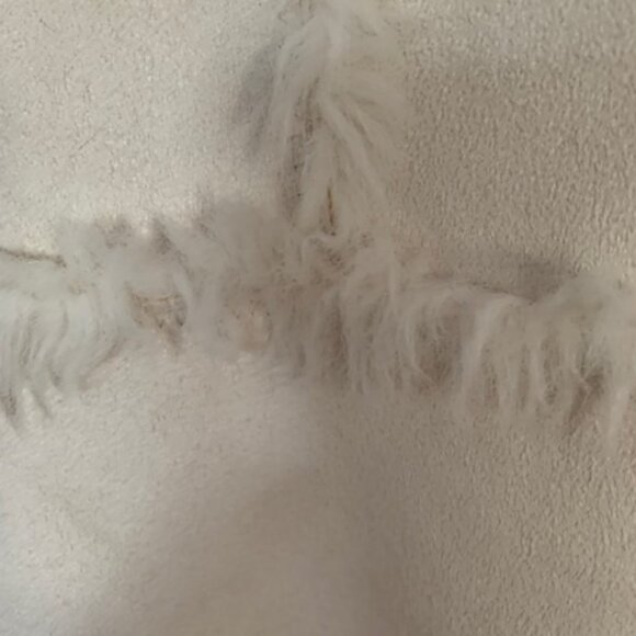 TAIFUN white faux fur jacket US 8 very warm - Picture 2 of 9